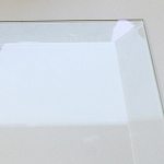 Фацет на прозрачном стекле